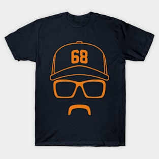 JP France Rec Specs And Stache T-Shirt